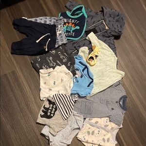 Baby boy bundle! New or gently used. 0-3 months